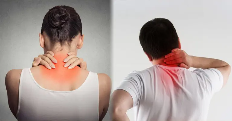 ঘাড় ব্যথার প্রতীকী